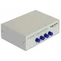 Switch VGA DeLock 4 portas manual bidirecional - comutador de ecrã - 4 x VGA - Desktop (87635)