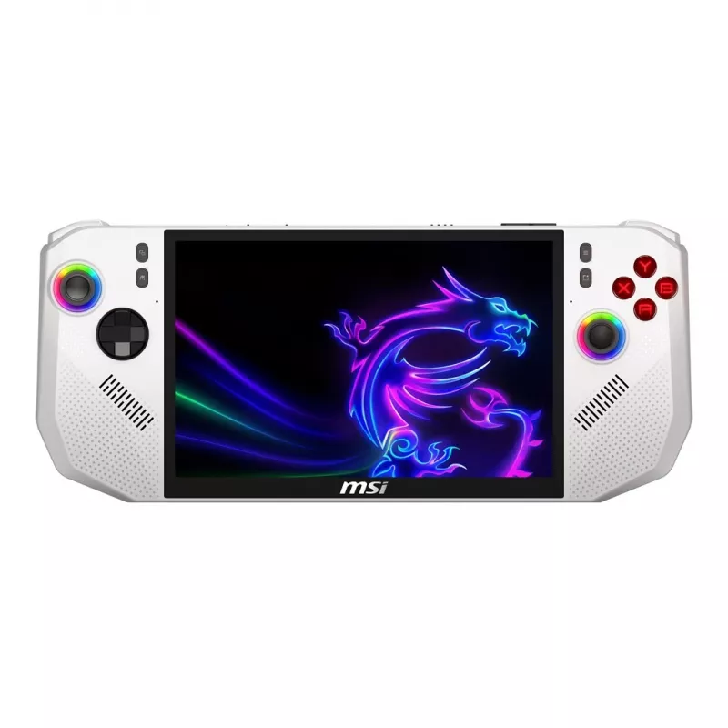 Consola de jogos portátil MSI Claw A8 BZ2EM-025PL 20,3 cm (8) 1 TB ecrã tátil WLAN branco
