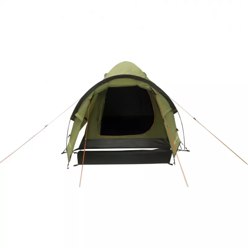 Tenda de cúpula Easy Camp Setesdal 2 (verde-azeitona, com alpendre de túnel, modelo 2025)