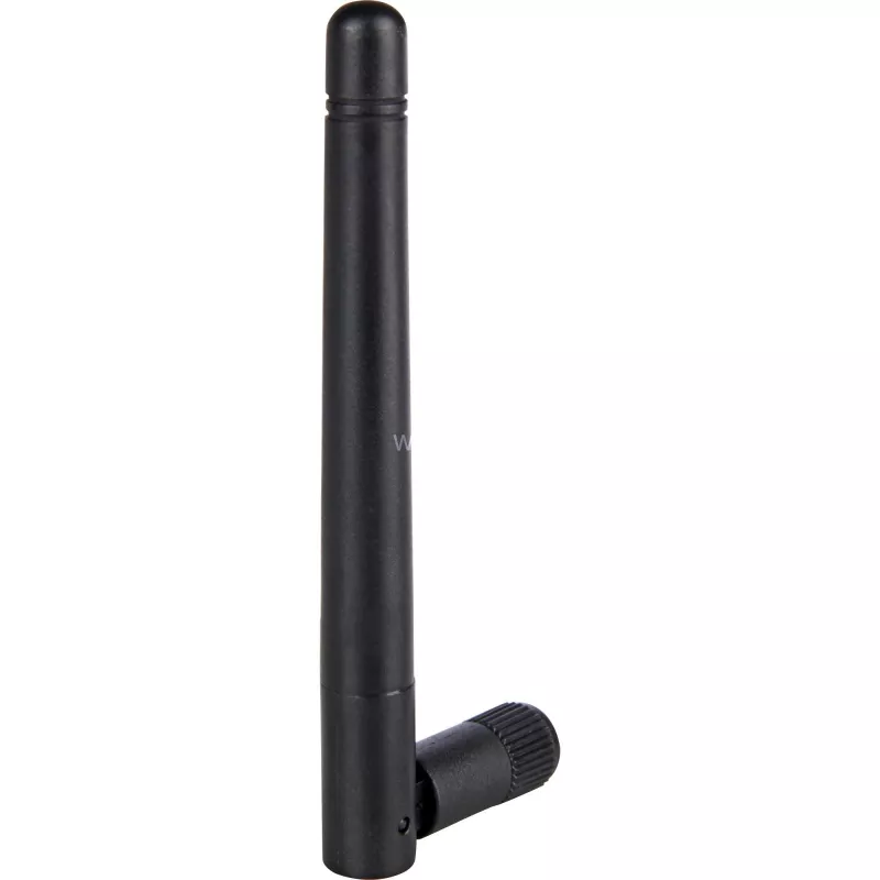 Delock 88339 antena Wi-Fi 802.11 b/g/n, RP-SMA, 2 dBi, omnidirecional, com articulação basculante, preta