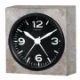 Relógio de parede NeXtime 5167 Real Time Heavy Metal, 9,5x9,5x3,2 cm, cinzento