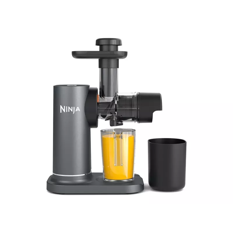 NINJA Cold Press Juicer | Neverclog JC151EU | tipo extrator de sumo a frio | cinzento | 150 W | número de velocidades 1