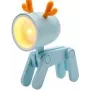 Candeeiro de mesa LED RealPower 486311 azul 1 lâmpada a pilhas
