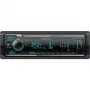 Kenwood KMM-BT508DAB, preto, 1 DIN, 200 W, 50 W, 24 h, AAC, FLAC, MP3, WAV, WMA