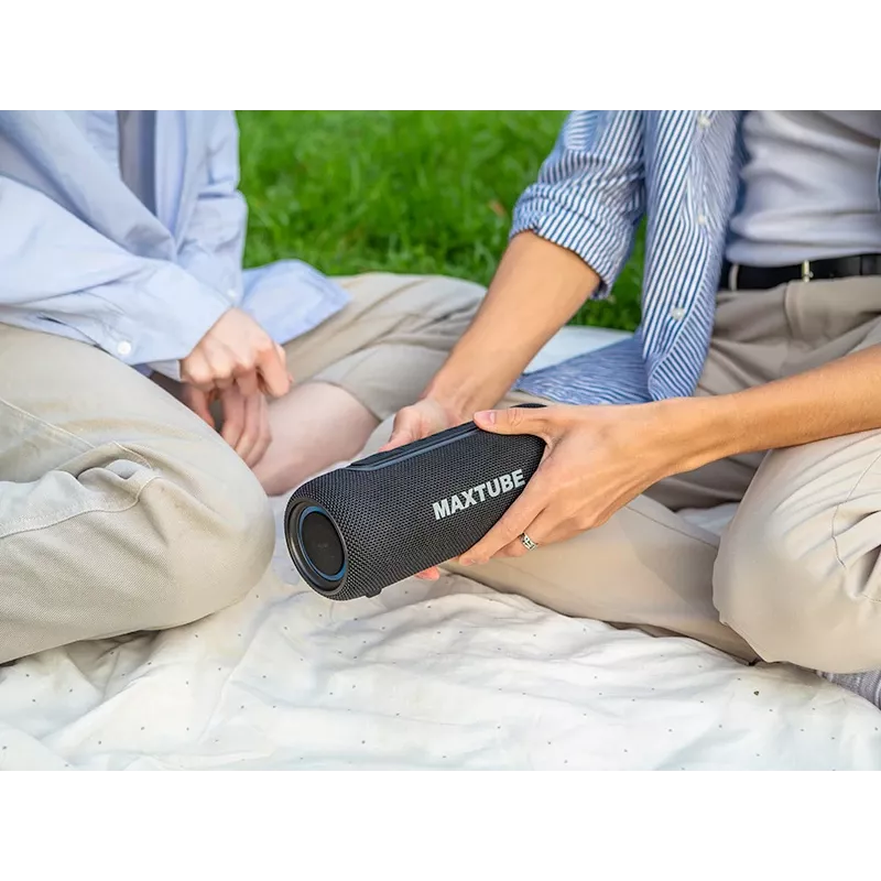Altifalante TRACER MaxTube 20W TWS Bluetooth, preto — som portátil sem fios, som estéreo