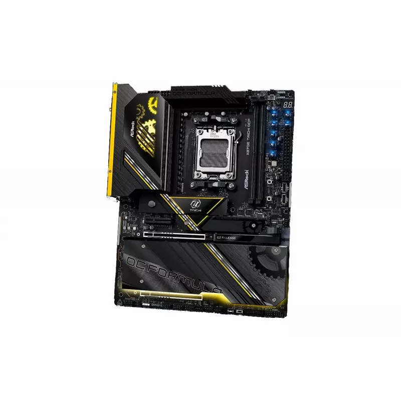 Placa-mãe ASRock X870E Taichi OCF AM5 ATX DDR5, AMD X870E, 2x slots DDR5, Wi‑Fi 7, USB4, PCIe 5.0