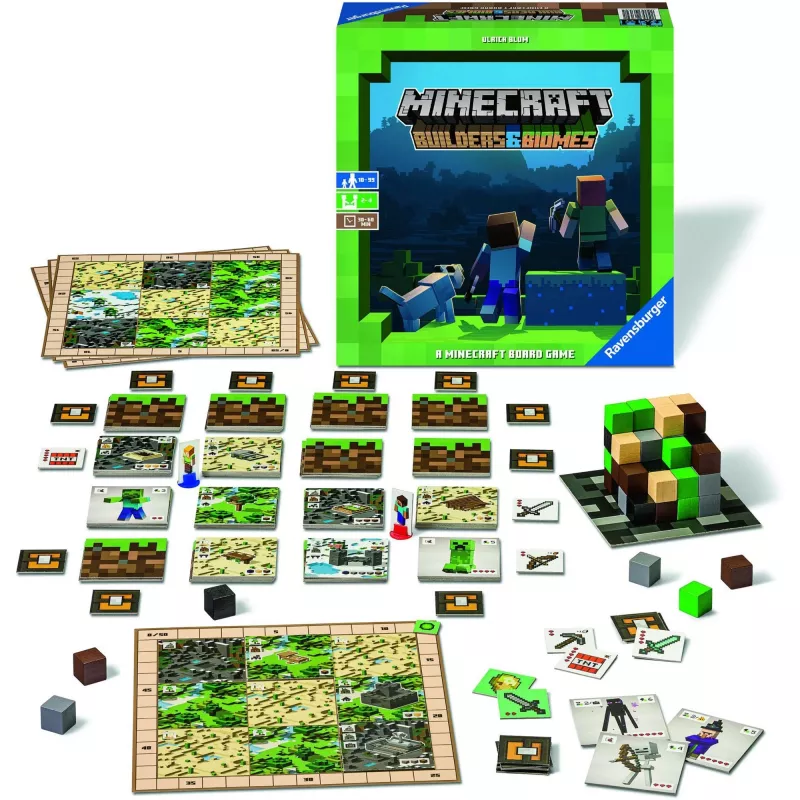 Minecraft Builder & Biomes, jogo de tabuleiro