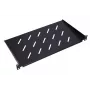 Extralink EX.14480 prateleira para armários de 19 polegadas, aço, preta, 1U, 350 mm