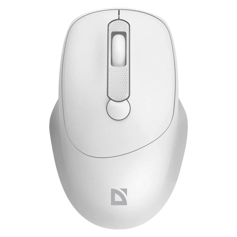 Defender Feam MM-296 52297 rato sem fios, clique silencioso, ótico, 1600 DPI, USB, branco