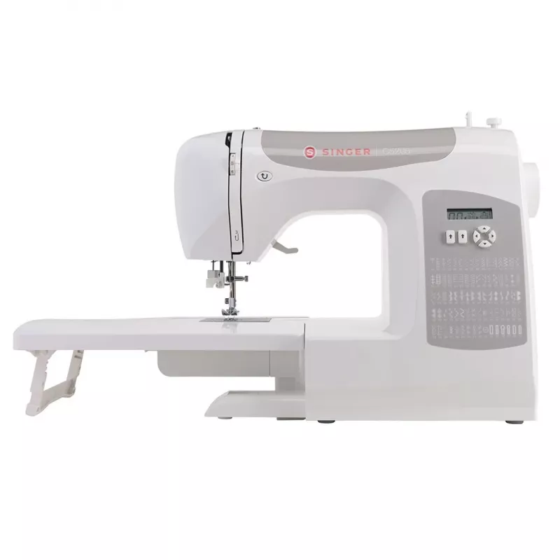 Máquina de costura computorizada SINGER C5205 Elétrica Cinzento Branco 1 passo