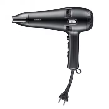Secador de cabelo Severin HT 0165 2100 W preto comprimento do cabo 1,8 m
