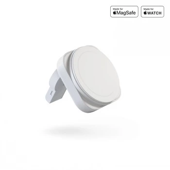 Carregador de viagem ZENS 2-IN-1 MAGSAFE + WATCH branco