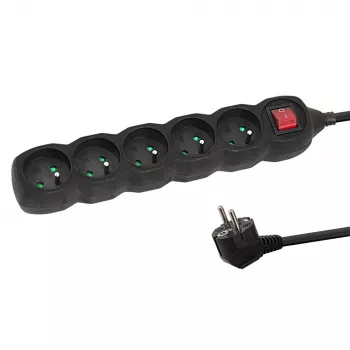 Extensão de energia Esperanza ELK216K 5 m 5 tomada(s) AC interior preto
