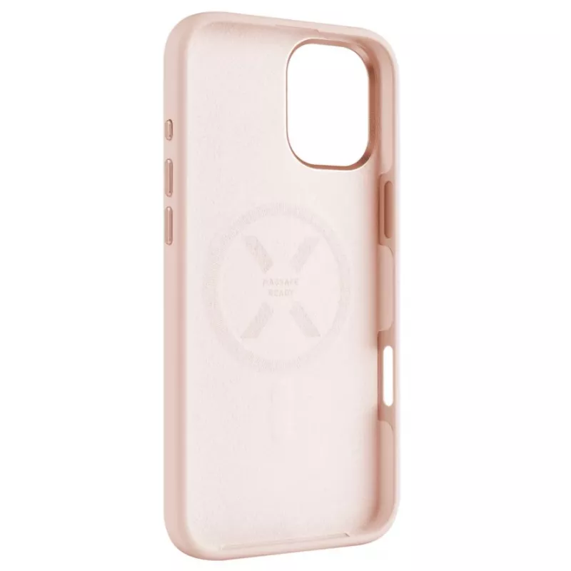 Fixed MagFlow | Capa traseira | Apple | iPhone 16 Plus | Silicone líquido | Rosa
