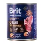 Ração húmida para cães Brit Premium by Nature Cordeiro com trigo-sarraceno 800 g, sem cereais, cães adultos, lata