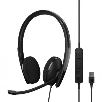 Headset EPOS ADAPT 160 USB II Com fios Arco de cabeça Escritório/Callcenter USB Type-A Preto