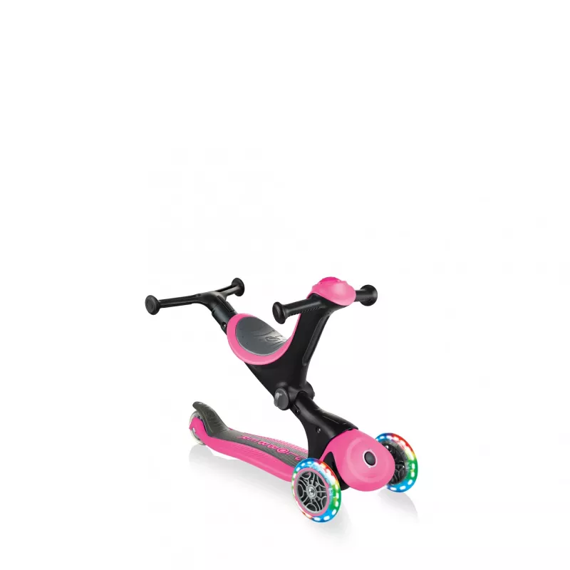 Globber | Trotinete | Rosa | Scooter Go Up Deluxe Lights