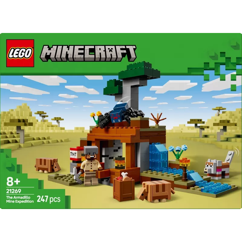 LEGO MINECRAFT 21269 A expedição mineira do tatu