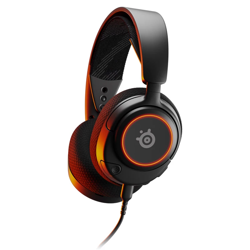 Headset Steelseries Arctis Nova 3 com fios arco de cabeça gaming USB Type-C preto