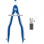 Herlitz my.pen compasso de ajuste rápido, azul/branco