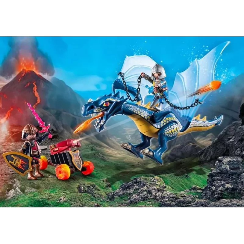 Conjunto de figuras Novelmore 71644 dragão de combate