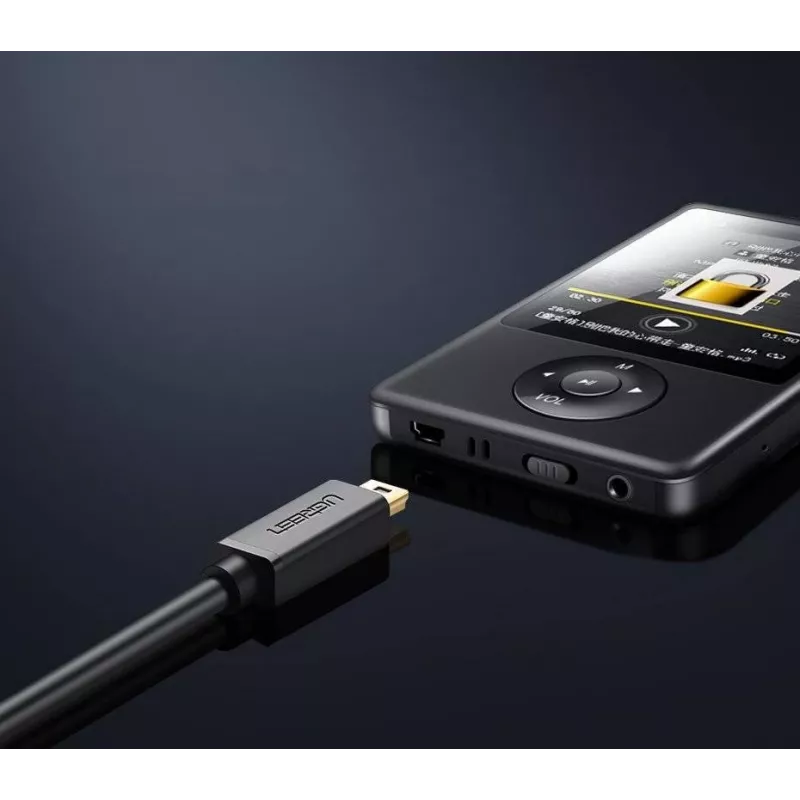 Cabo de dados USB UGREEN Thunderbolt para miniUSB 2 m preto