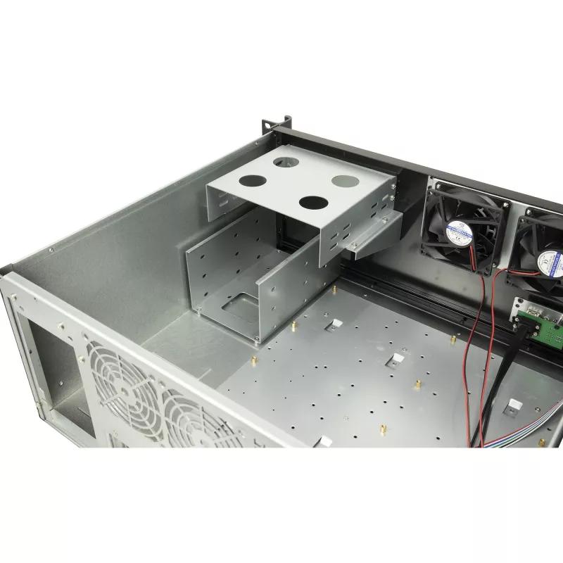 Servidor Rack Inter-Tech 4U-K-439L preto
