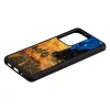 Capa para telefone iKins para Samsung Galaxy S20 Ultra — preto, modelo 'Cafe Terrace'