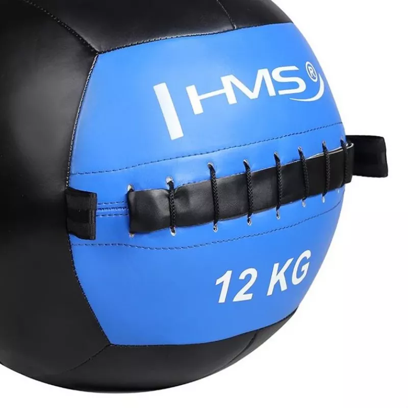 Bola Medicinal HMS Fitness WLB12 12 kg Preto, Azul