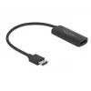 Adaptador HDMI-A macho para DisplayPort fêmea 4K 60 Hz DeLOCK 63206