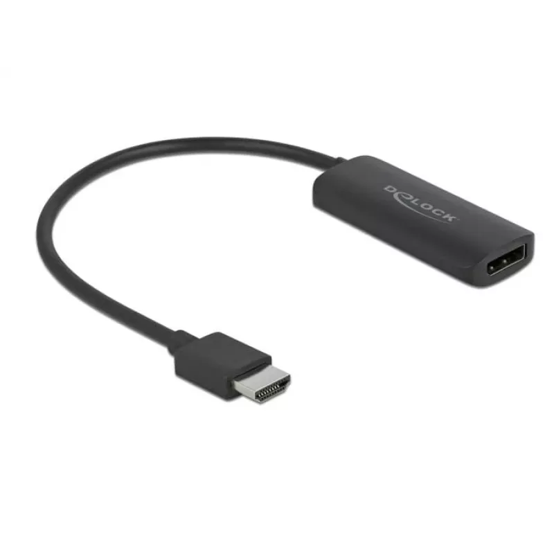 Adaptador HDMI-A macho para DisplayPort fêmea 4K 60 Hz DeLOCK 63206