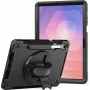 Capa com suporte jt berlin para Samsung Galaxy Tab S11 com alça de mão robusta — preta