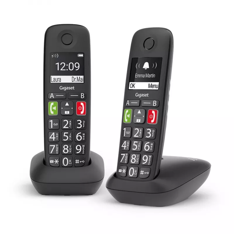 Telefone analógico sem fios Gigaset E290 Duo