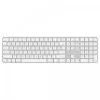 Teclado Apple Magic universal USB + Bluetooth QWERTY US English branco MXK73LB/A