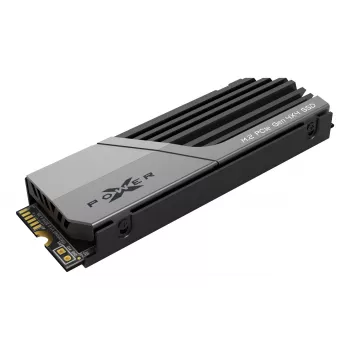 SSD M.2 NVMe Silicon Power 1 TB PCIe 4.0 (2280) — Leitura 7000 MB/s, Escrita 6000 MB/s, dissipador de calor, 3D-NAND, NVMe 2.0