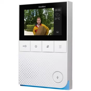 Posto interior de vídeo IP DoorBird A1101 – ligação de 2 fios, posto interior