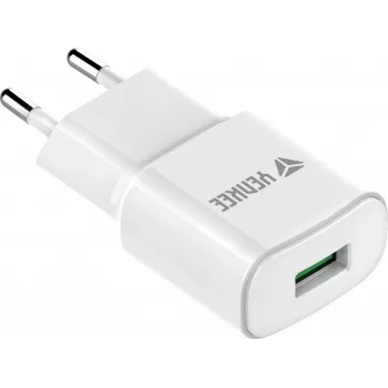 Carregador de rede USB YENKEE YAC 2023WH 18W 3A Quick Charge 3.0