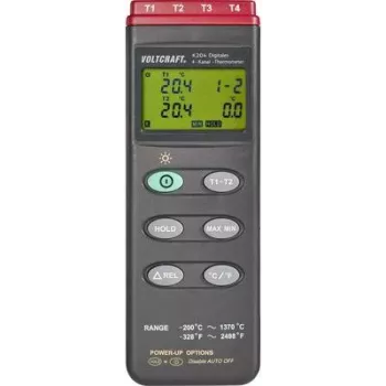 Instrumento de medição de temperatura Voltcraft K204, termómetro (304)