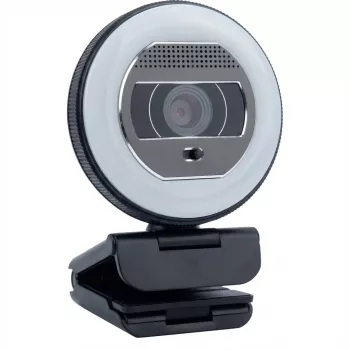 Webcam Terra Halo C1868pro Full HD com autofoco e microfone estéreo