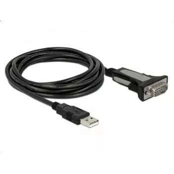Adaptador DELOCK USB 2.0 Type-A para 1 x Série RS-232 DB9 3 m
