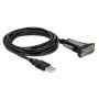 Adaptador DELOCK USB 2.0 Type-A para 1 x Série RS-232 DB9 3 m