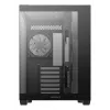 Caixa de PC DeepCool CG530 4F Midi Tower preta — vidro temperado, ATX/ITX/Micro ATX, 3 ventoinhas de 120mm, USB-C