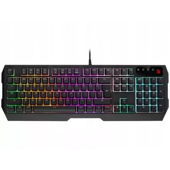 Teclado gaming com fios A4Tech Bloody B140N, membrana, preto