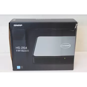 NAS QNAP HS-264 2 baías com Intel Celeron N5105, 8 GB RAM