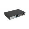 Switch Extralink VIRTUS V3 Unmanaged L2 16x Fast Ethernet (10/100) PoE 1U preto