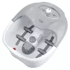 Massajador de pernas Adler AD 2167 com massagem por rolos e vibração, calor, intensidade ajustável, 80 W, cinzento branco