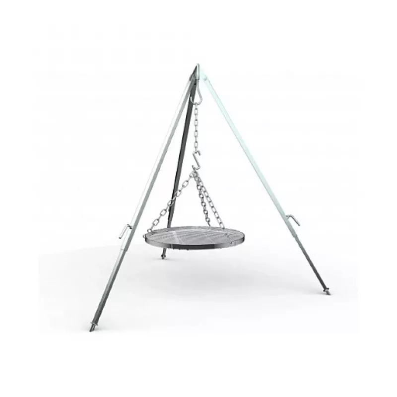 Grelha de grelhar suspensa Petromax h-grate50 preto aço cromado 50cm