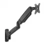 Suporte de parede com braço de mola para monitor 17-32 polegadas, preto