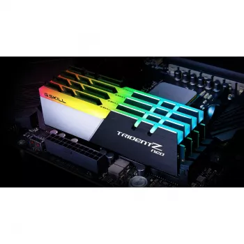 DIMM 32 GB DDR4-3600 (4x 8 GB) Quad-Kit, memória RAM F4-3600C16Q-32GTZNC, Trident Z Neo, INTEL XMP