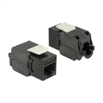 Delock 86267 módulo Keystone de RJ45 para LSA Cat.6A UTP, preto